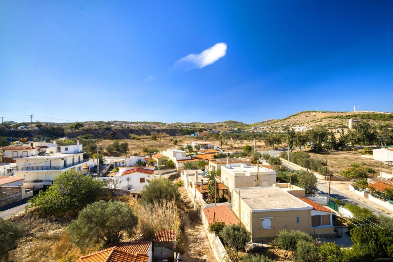 Sea & Mountain Apartment Close To Port And City Lávrion Eksteriør billede